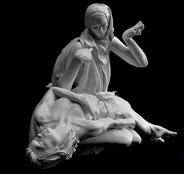 Pieta by Marc Bratcher
